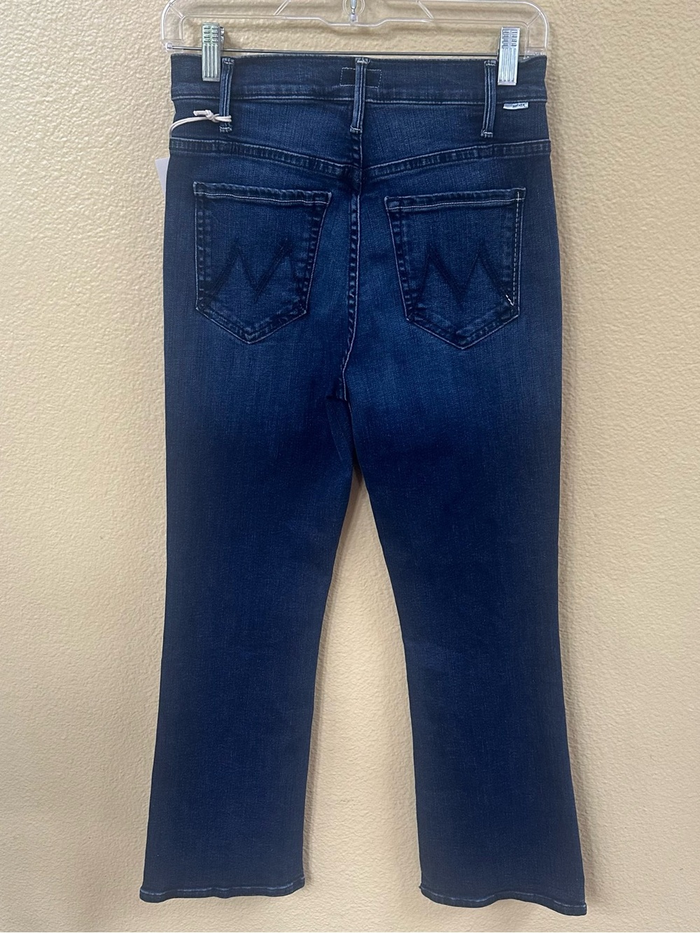 MOTHER Lil’ Hustler Ankle Heirloom Wash Cropped Flare Jeans Size 27 New With Tag - Picture 8 of 16